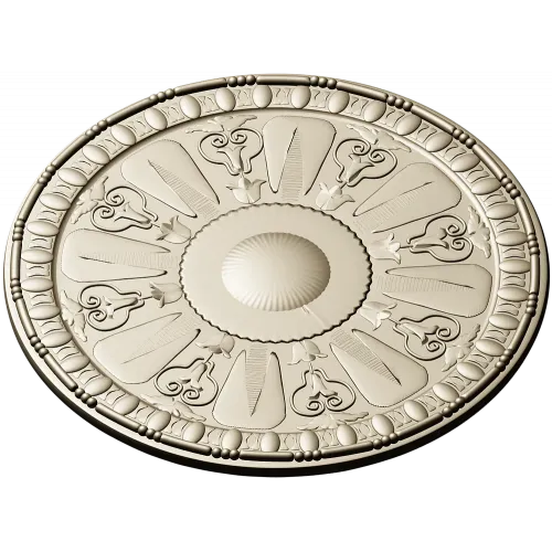 Auric Sun Rosette - STL ceiling rosette for CNC