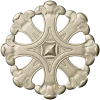 Ornate Six-Lobed Rosette - STL 3D Model for CNC