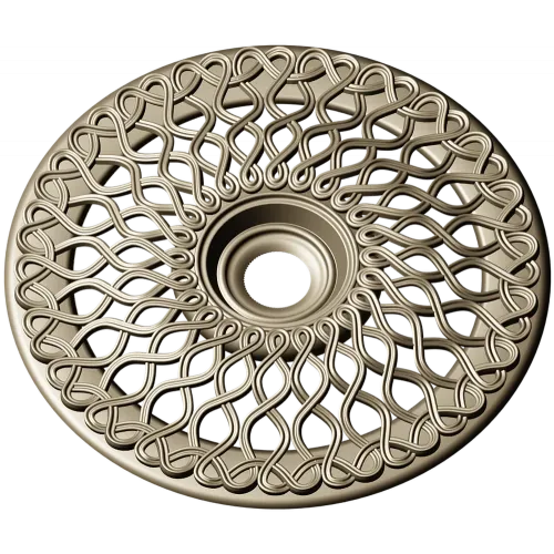 Interlace Sun Rosette - STL 3D model for CNC milling