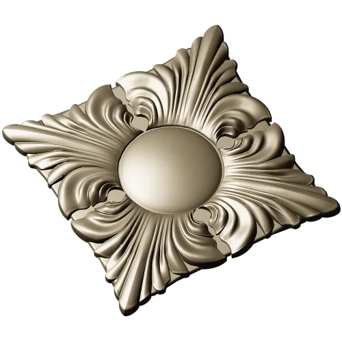 Acanthus Sun Rosette STL for CNC