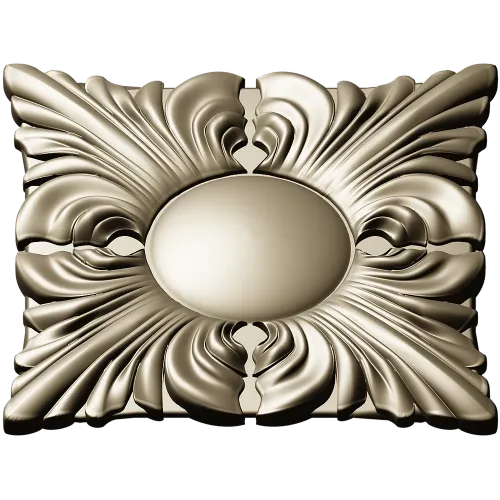 Acanthus Sun Rosette STL for CNC