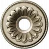 Sunburst Rosette Medallion - 3D STL Model for CNC