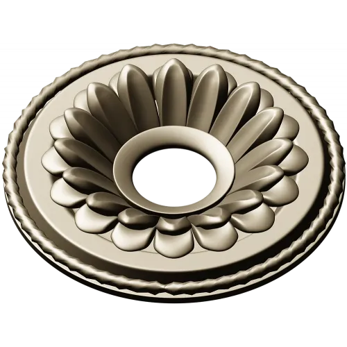 Sunburst Rosette Medallion - 3D STL Model for CNC