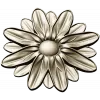 Floral Rosette STL for CNC - Daisy Medallion 3D Model