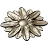 Floral Rosette STL for CNC - Daisy Medallion 3D Model