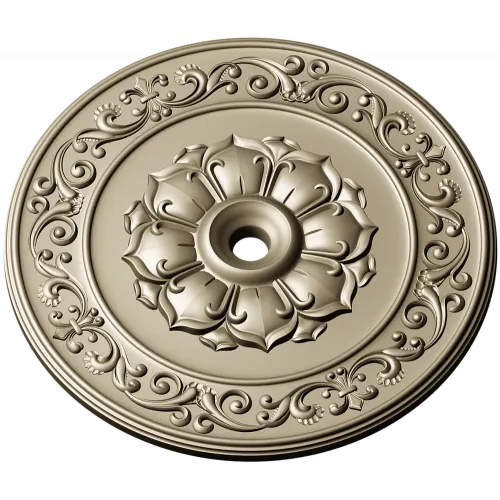 Regal Acanthus Rosette STL for CNC