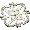 Florentine Rosette STL - decorative medallion 3D model for CNC