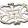 Florentine Rosette STL - decorative medallion 3D model for CNC