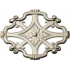 Florentine Rosette STL - decorative medallion 3D model for CNC