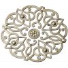 Aurelia Rosette - ornate round STL for CNC carving