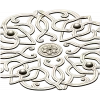 Aurelia Rosette - ornate round STL for CNC carving