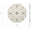 Aurelia Rosette - ornate round STL for CNC carving