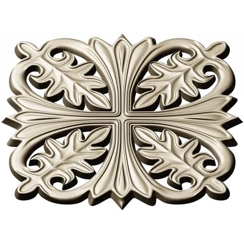 Aurelia Rosette - STL 3D model for CNC carving