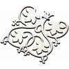 Vineleaf Rosette - STL 3D model for CNC
