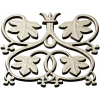 Vineleaf Rosette - STL 3D model for CNC