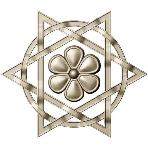 Starflower Rosette - STL 3D model for CNC milling