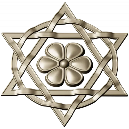 Starflower Rosette - STL 3D model for CNC milling