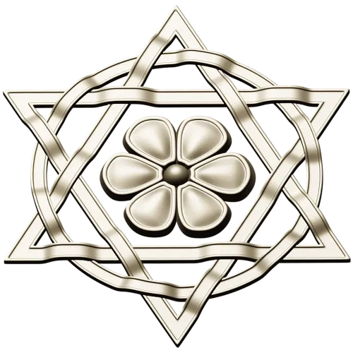 Starflower Rosette - STL 3D model for CNC milling