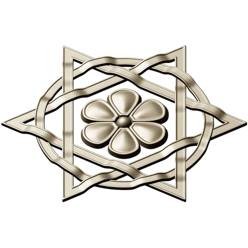 Starflower Rosette - STL 3D model for CNC milling