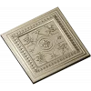 Classic Square Rosette - STL 3D model for CNC