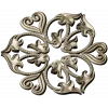 Regal Fleur Rosette - STL 3D model for CNC carving
