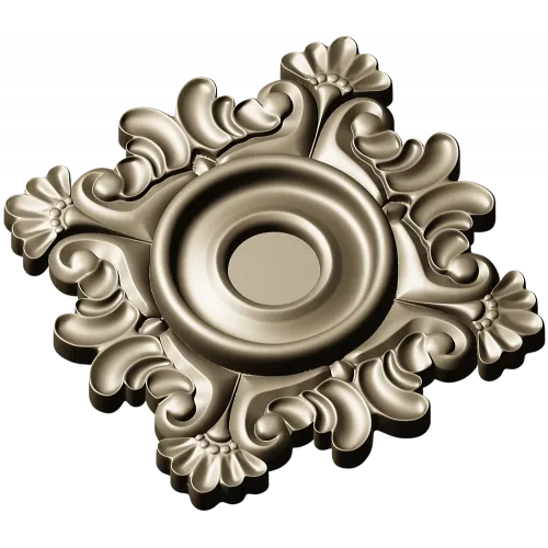 Розетка декоративная в классическом стиле - 3D STL модель для ЧПУ