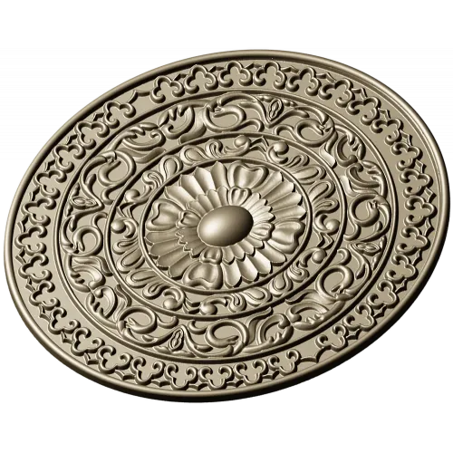Розетка "Солнечный медальон" - 3D STL для ЧПУ