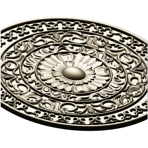 Розетка "Солнечный медальон" - 3D STL для ЧПУ