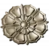 Decorative Floral Rosette STL for CNC - High Relief 3D Model