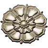 Decorative Floral Rosette STL for CNC - High Relief 3D Model