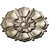 Decorative Floral Rosette STL for CNC - High Relief 3D Model