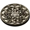 Ornamental Star Rosette STL 3D Model for CNC