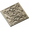 Square Celtic Rosette STL for CNC