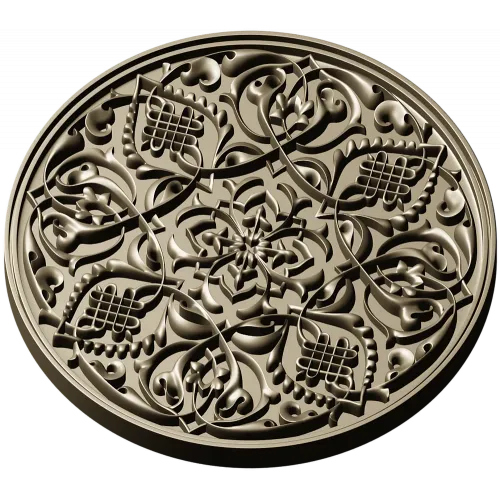 Arabesque Medallion STL 3D Model for CNC