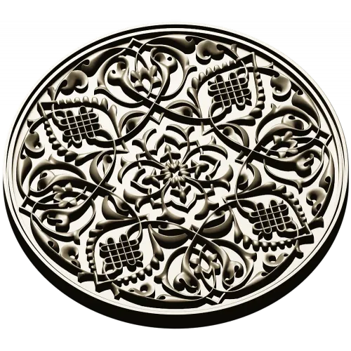 Arabesque Medallion STL 3D Model for CNC