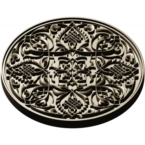 Arabesque Medallion STL 3D Model for CNC