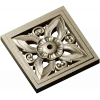 Ornamental Square Rosette STL for CNC