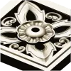 Ornamental Square Rosette STL for CNC