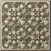 Baroque Spiral Rosette Panel STL 3D Model for CNC