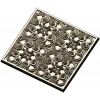 Baroque Spiral Rosette Panel STL 3D Model for CNC