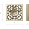 Розетка "Солнечный картуш" - 3D модель STL для ЧПУ