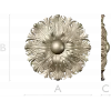 Acanthus Sun Rosette - STL 3D model for CNC milling