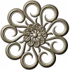 Aurora Rosette - decorative rosette 3D STL for CNC