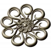 Aurora Rosette - decorative rosette 3D STL for CNC