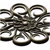 Aurora Rosette - decorative rosette 3D STL for CNC
