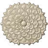 Floral Rosette Relief STL for CNC Router