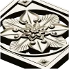 Starflower Rosette - STL 3D model for CNC