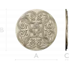 Celtic Knot Rosette STL 3D Model for CNC