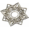 Sunburst Lace Rosette STL for CNC carving