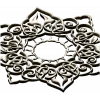 Sunburst Lace Rosette STL for CNC carving